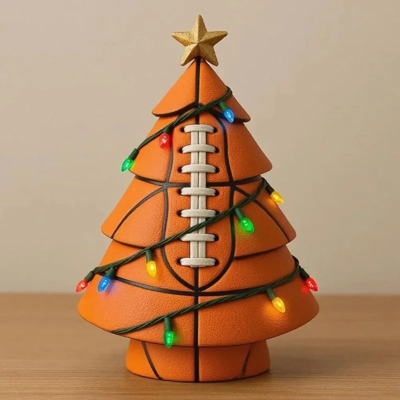 Football Christmas Tree Decoration Creative and Interesting Festival Decoration Ornaments Party Gifts Increase Atmosphere