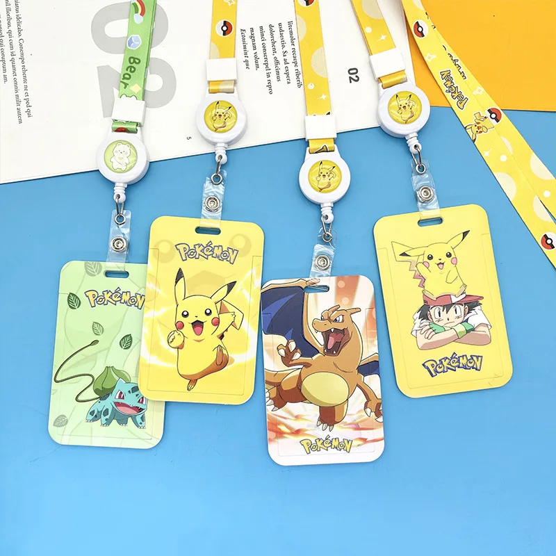 Pokemon Card Sets ID Card Pack Cartoon Kindergarten Card  and Drop-off Access Control Subway Subway Card Bus Card Meal Card Set