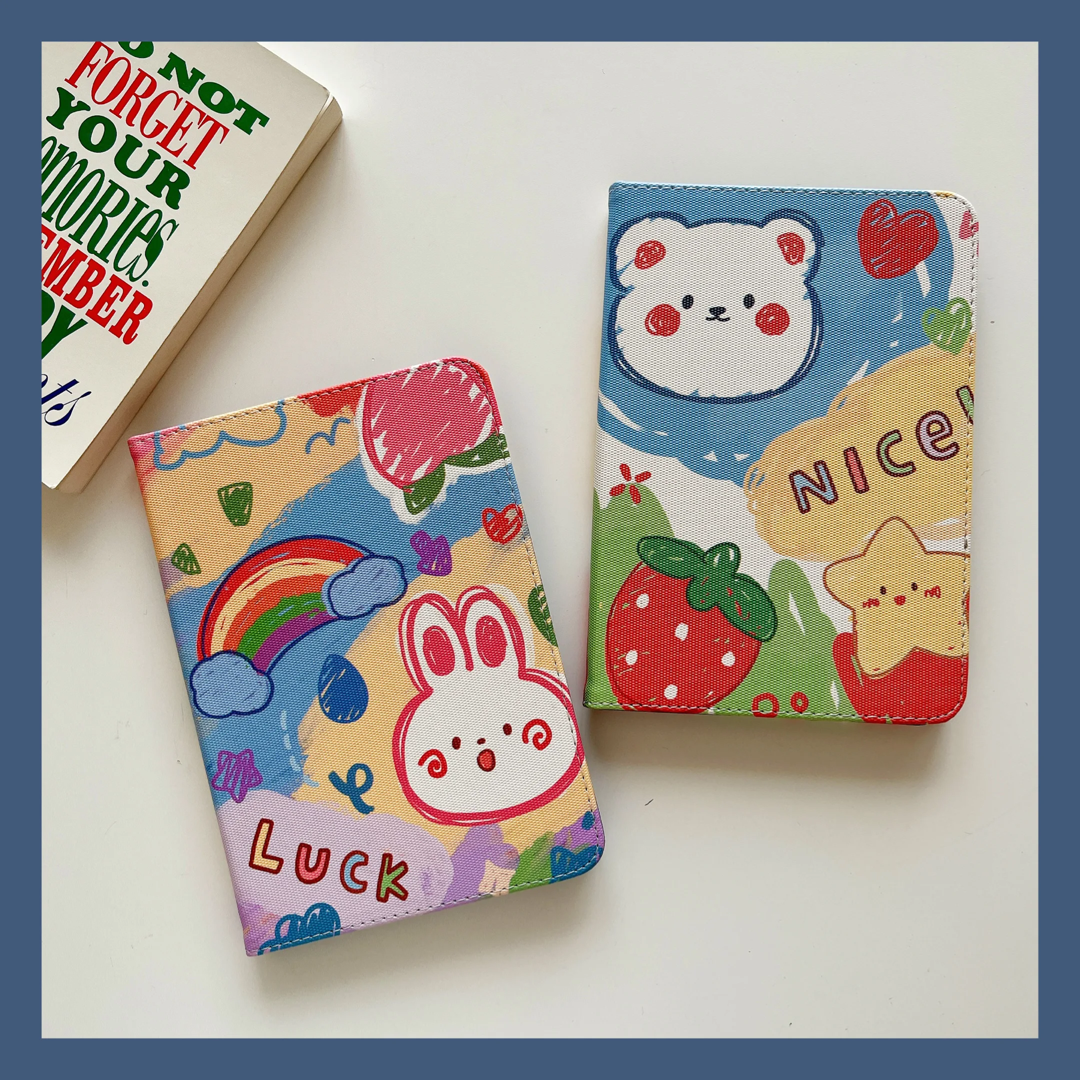 

Cute Rainbow Rabbit Tablet for IPad Air 5 4 IPad Pro 2021 Cover IPad 10.5 IPad 7 8 9 Th IPad Mini 6 5 4 3 2 IPad 10th 2022