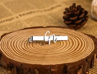Sipuris Custom Initial Name Tie Clip For Men Stainless Steel Personalized Tie Clasp Trendy Fashion Jewelry Weddings Gifts 6