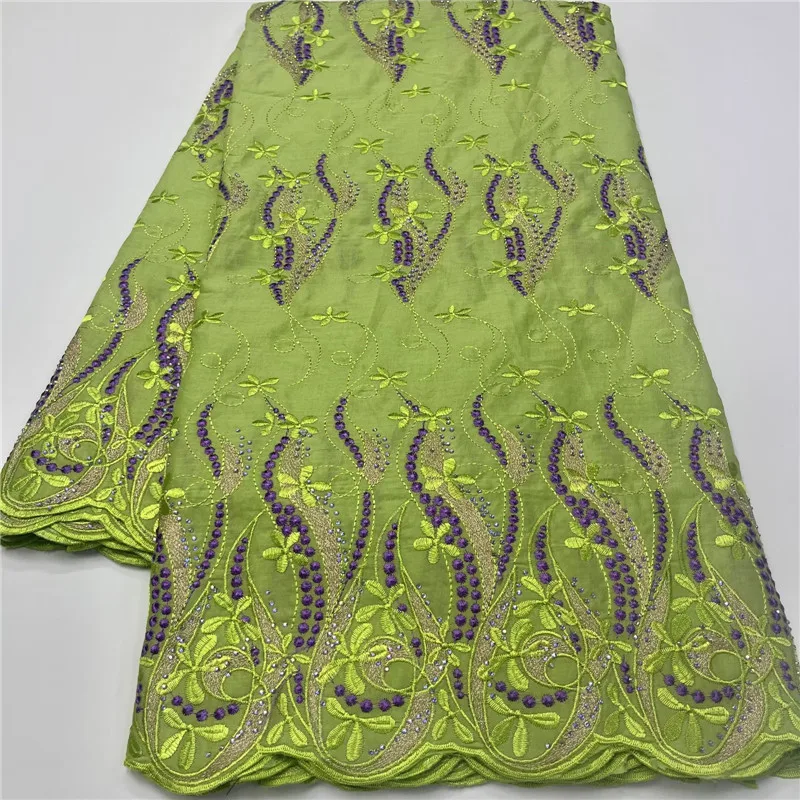 

High Quality African Lace Fabric Swiss Voile Lace In Switzerland Embroidery Dry Fabric Swiss Lace Fabric For Sewing 5Yards 16A05