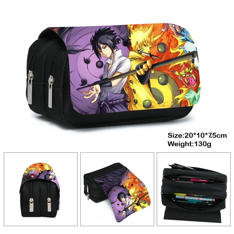 

Naruto Naruto Stationery Box Primary and Secondary School Students Cartoon Anime Pencil Case Children's Toys Gifts
