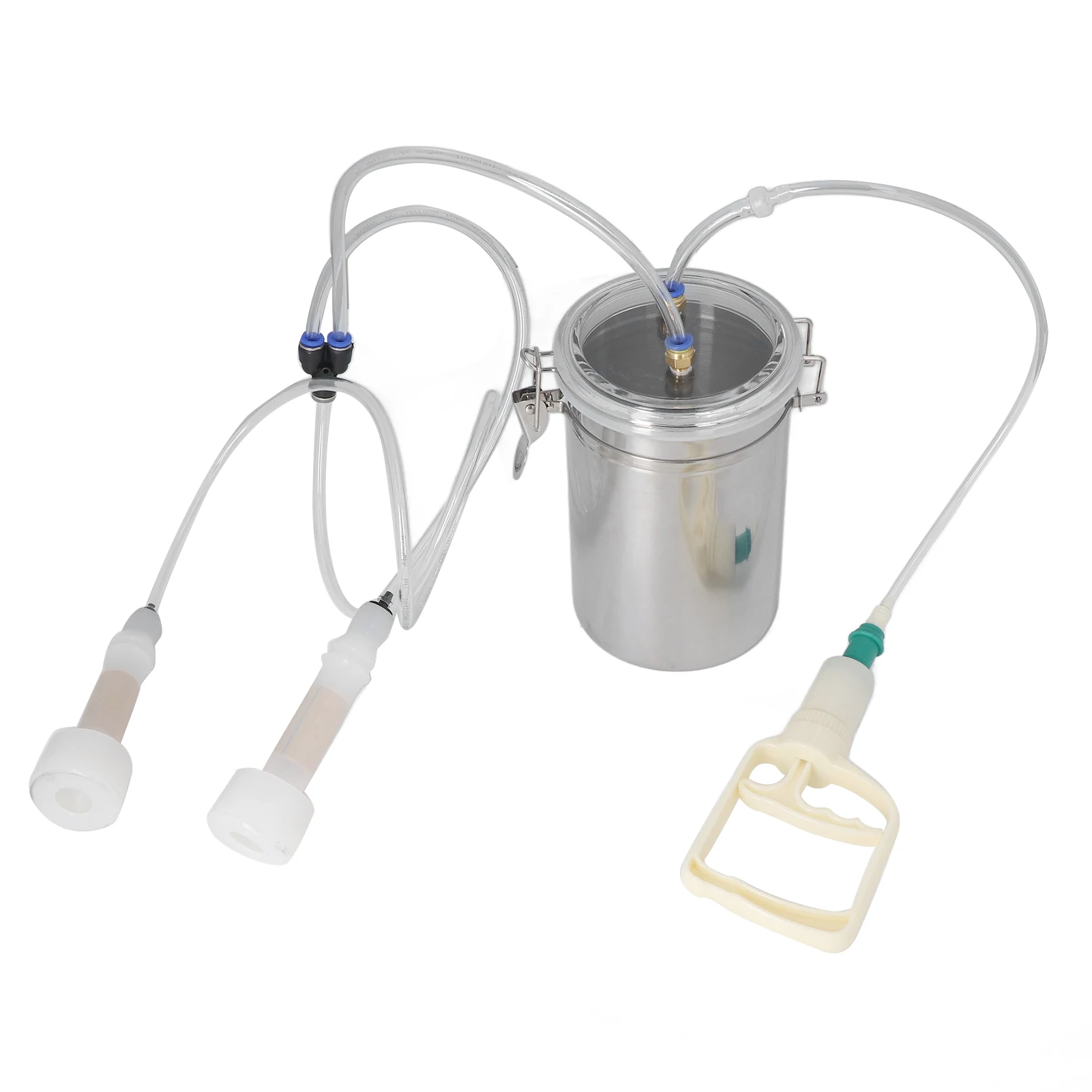 آلة حلب يدوية ستانلس ستيل سعة 2 لتر | متجر الجيل ا...