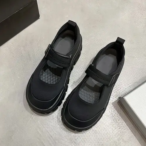 High Quality Fashion Retro Thick Bottom Mary Jane Shoes Chunky High Heeled Shallow Mouth Single Shoe Platform Sneakers for Women - Image 7