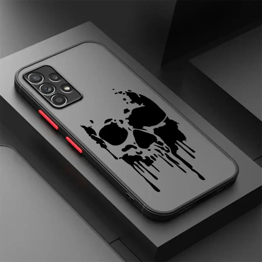 Spooky Skull Pattern Phone Case - Four Designs