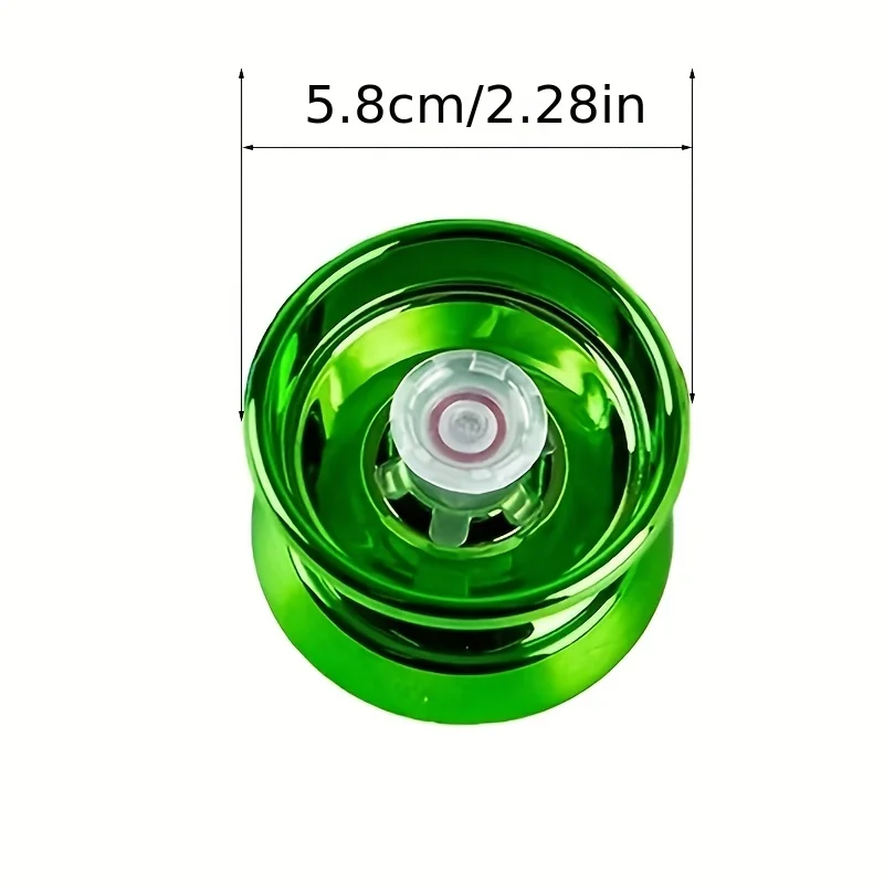 Professional Aluminum Metal Yoyo for Kids and Beginners Metal Yo YOS for Kids and Adults with Yo Accessories Professional Al yoyo ball yoyo string
