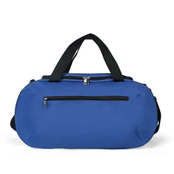 Spacious Waterproof Sports and Travel Bag - Unisex Shoulder Bag (Blue)