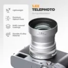 Freewell New Style Fujifilm 2-in-1 Macro Wide Angle Lens,1.5x Telephoto Lens,CPL/GMIST Filter for Fuji X100VI and X100V Cameras 2
