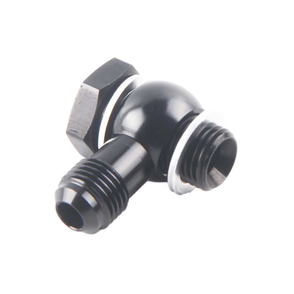 Broyear neue Bolzen hydraulische Kupplungsschraube M12 M14 M16 M18 x 1,5 mit Aluminium-Banjo-Anschluss Auslass Banjo männlich an4 an6 an8 an10 – Detail 3