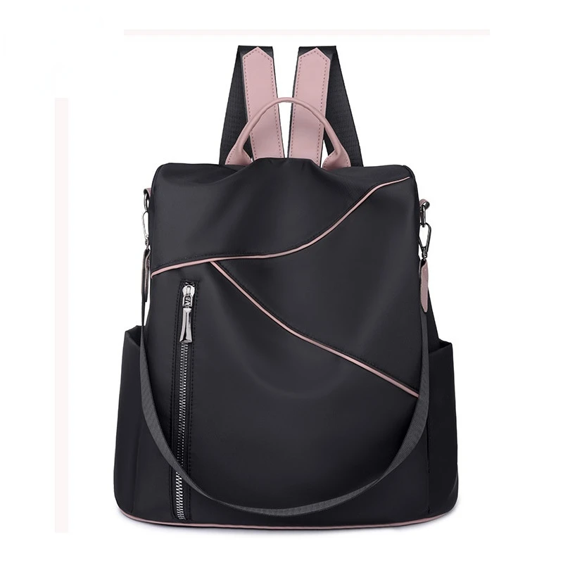 2022 new anti-theft backpack women's fashion multi-functional Oxford cloth dual-purpose travel backpack all-match school bag
