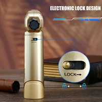 JOBON One-hand Operation Kitchen Torch Lighter for BBQ Baking Brulee Crafts And Soldering Butane Gas Not Included 5