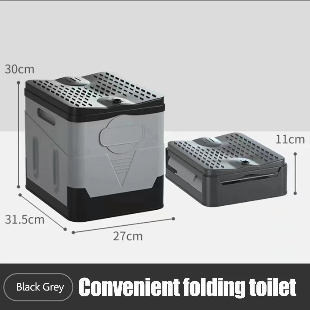Outdoor Portable Toilet/Reusable Trash Can 6