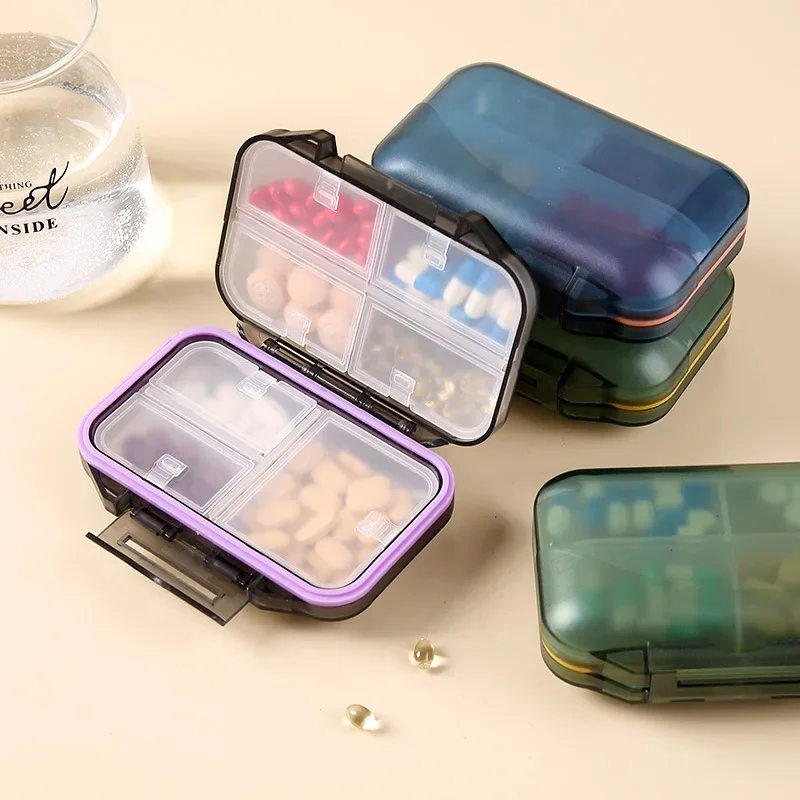 

Pill Case Portable 7 Grids Pill Box Tablet Vitamin Medicine Storage Holder Splitter Organizer Container Pill Organizer Weekly
