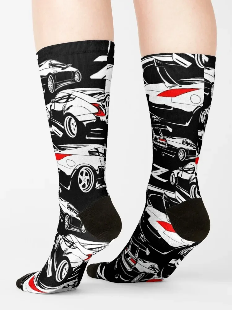 Z Family. 350z 370z 300zx Socks Sock Christmas Black Socks