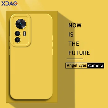 Angel Eyes 액체 실리콘 휴대폰 케이스, 샤오미 미 12T 프로 레드미 K50 울트라 소프트 보호 충격 방지 커버, 샤오미 12T 12TPro 5G 용