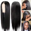250 Density Straight Hair V part Wig 16-34Inches Upgrade Brazilian Glueless Wigs For Women 100% Human Hair Head Clip In Half Wig 2