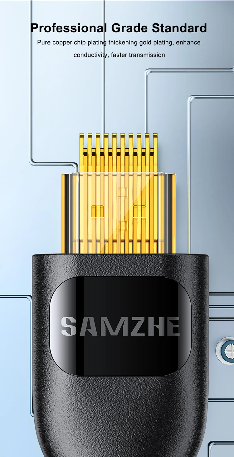 Samzhe 4k bis 4k hd kabel1080p 3d vergoldetes kabel hdmi-kompatibel für hdtv xbox ps4 computer kabel hdmi-kompatibles 2,0 kabel – Detail 4