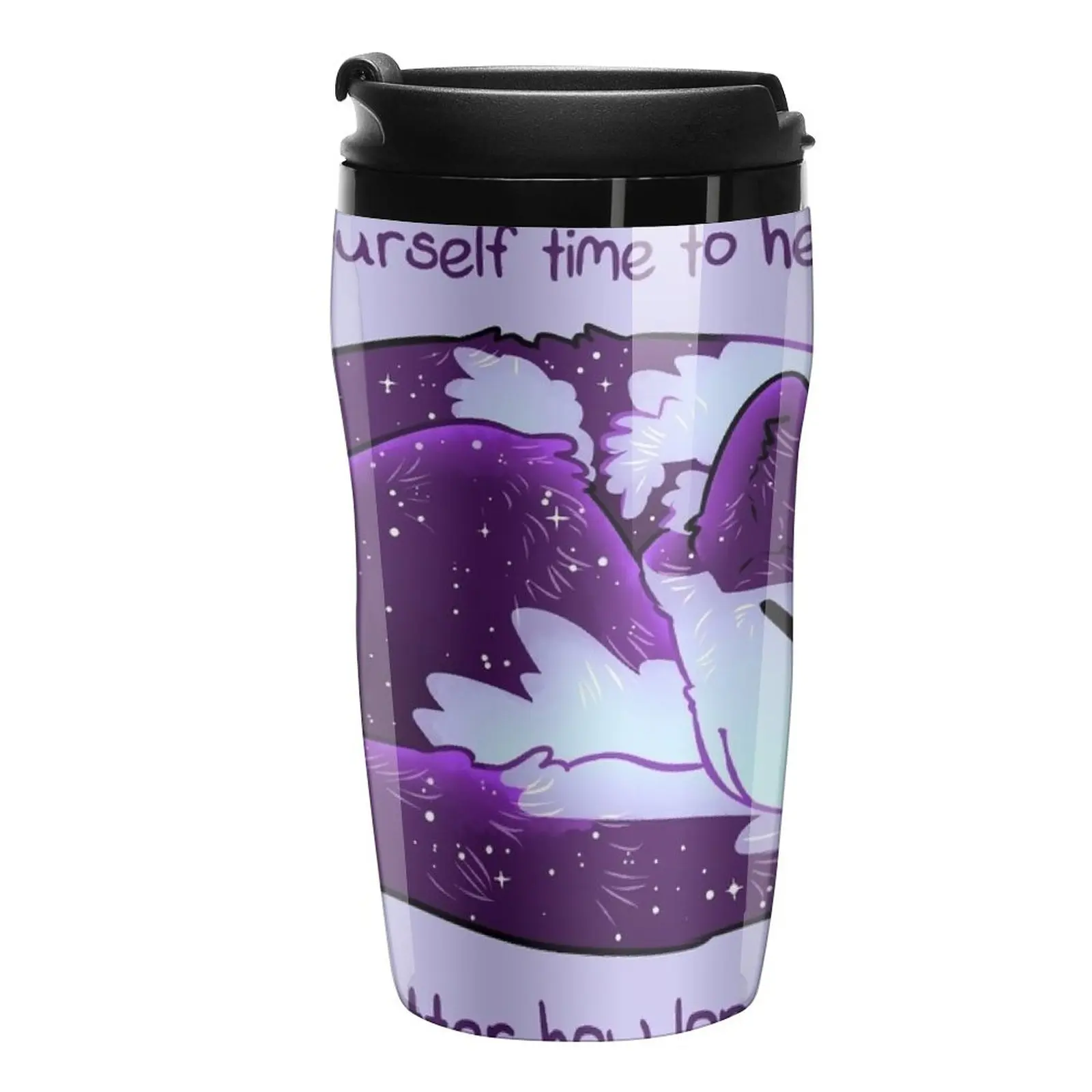 

New You Need to Give Yourself Time to Heal Galaxy Pup Travel Coffee Mug Cups Of Coffee Teaware Cafes Cup Of Coffee