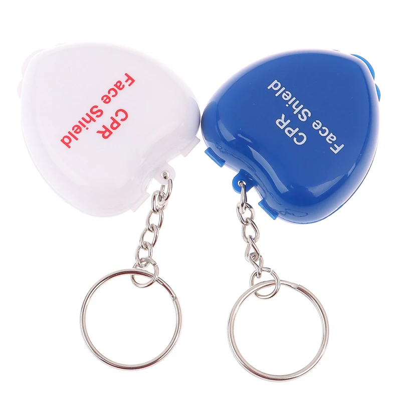 Disposable CPR Resuscitator Mask Portable Emergency Aid Face Shield Artificial Respiration Respirator Safety Survival Tools first aid mask survival tool