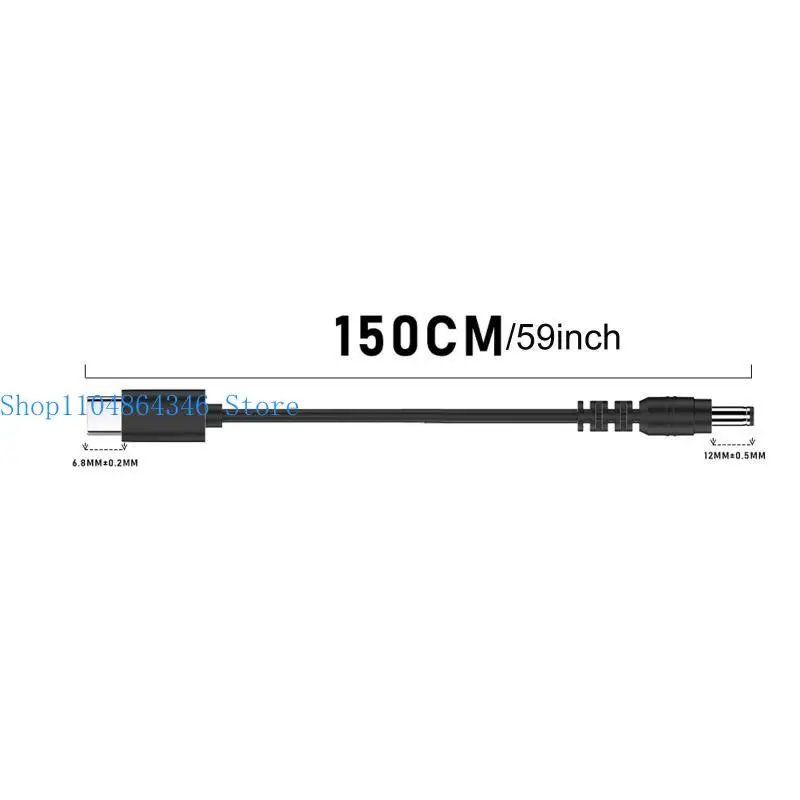 5ASD 타입 C 5.5x2.1mm 5.5x2.5mm 4.8x1.7mm 4.0x1.7mm 20V 3A 60W 전원 케이블