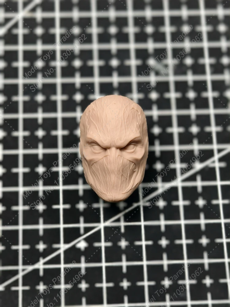 thumbnail image 1 of Cabeza de soldado de hombre sin pintar a escala 1/12, escultura de superhéroe de Marvel, modelo blanco, cabeza apta para cuerpo de figura de acción ML MEZCO SHF DC de 6 pulgadas, 1 of 5