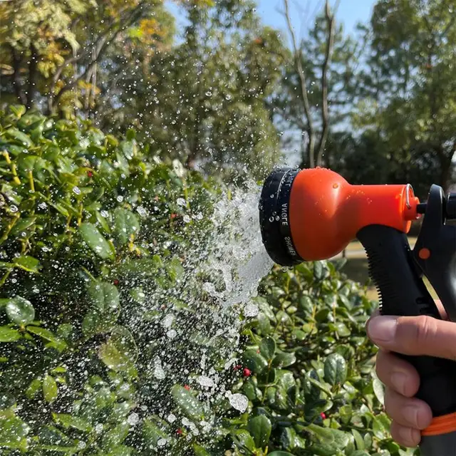 Nagynyomású Tömlő Fúvókák 8 Módok Öntözés Spray Kert Virág Öntöző Öntözőkészítő Állítható Fúvóka Autó Szerszám - Image 2