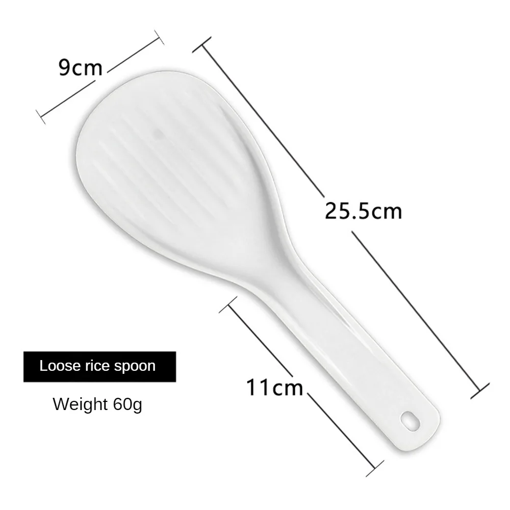 Transparent Porridge Shovel Paddle Kitchen Safe Cooking Scoop Standable Non-stick Rice Spoon Cute Little Monster Rice Spoon Cute