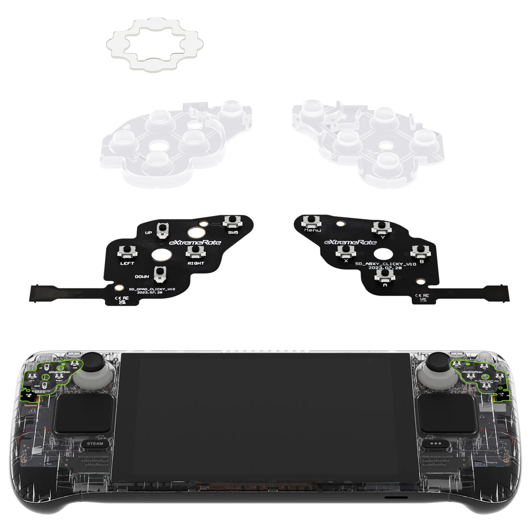 Steam Deck Clicky Button Improvement Kit