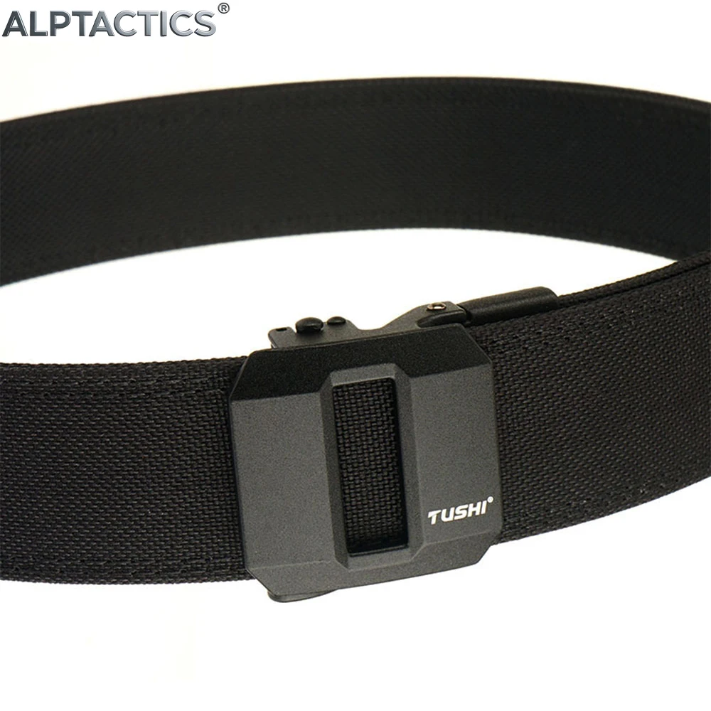 ALPTACTICS Harter taktischer Gürtel für Männer, Metall-Automatikschnalle, IPSC-Gürtel, 1100D-Nylon, Militärgürtel, Outdoor-Sportgürtel, männlich