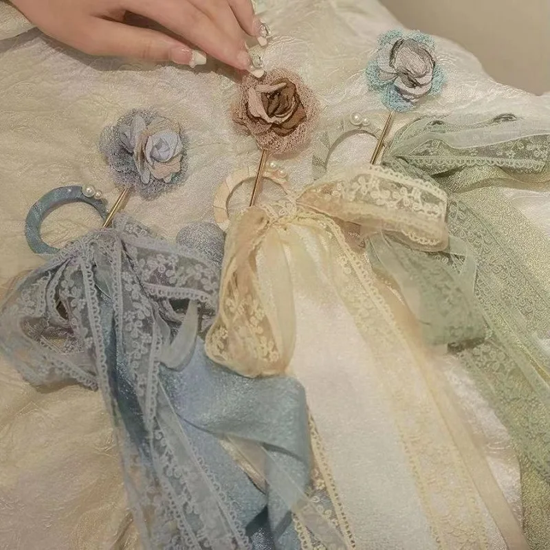 

Сказочная шпилька для волос с бантом на спине Красивая Шпилька для волос в античном стиле