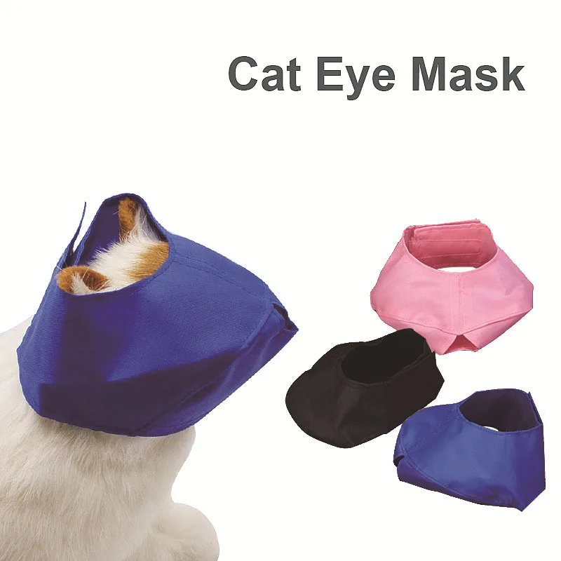 Cat Anti-Bite Breathable Nylon Protective Hood Cats Bathing Grooming ...