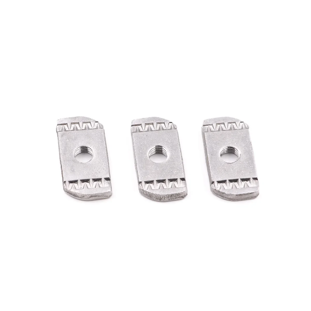 304 Stainless Steel Spring Nut Block Plastic Wing Nut Pressing Block Diamond Rectangular M6M8M10M12