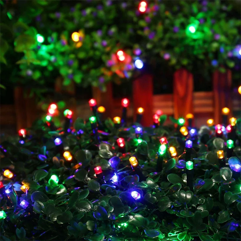 LED Solar String Lights - Outdoor Holiday & Event Decoration Lights