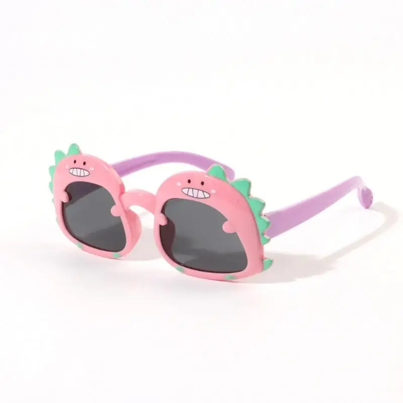 Children Sunglasses Girls Boys Cartoon Dinosaur Sun Glasses UV Protection Outdoor Travel Eyewear