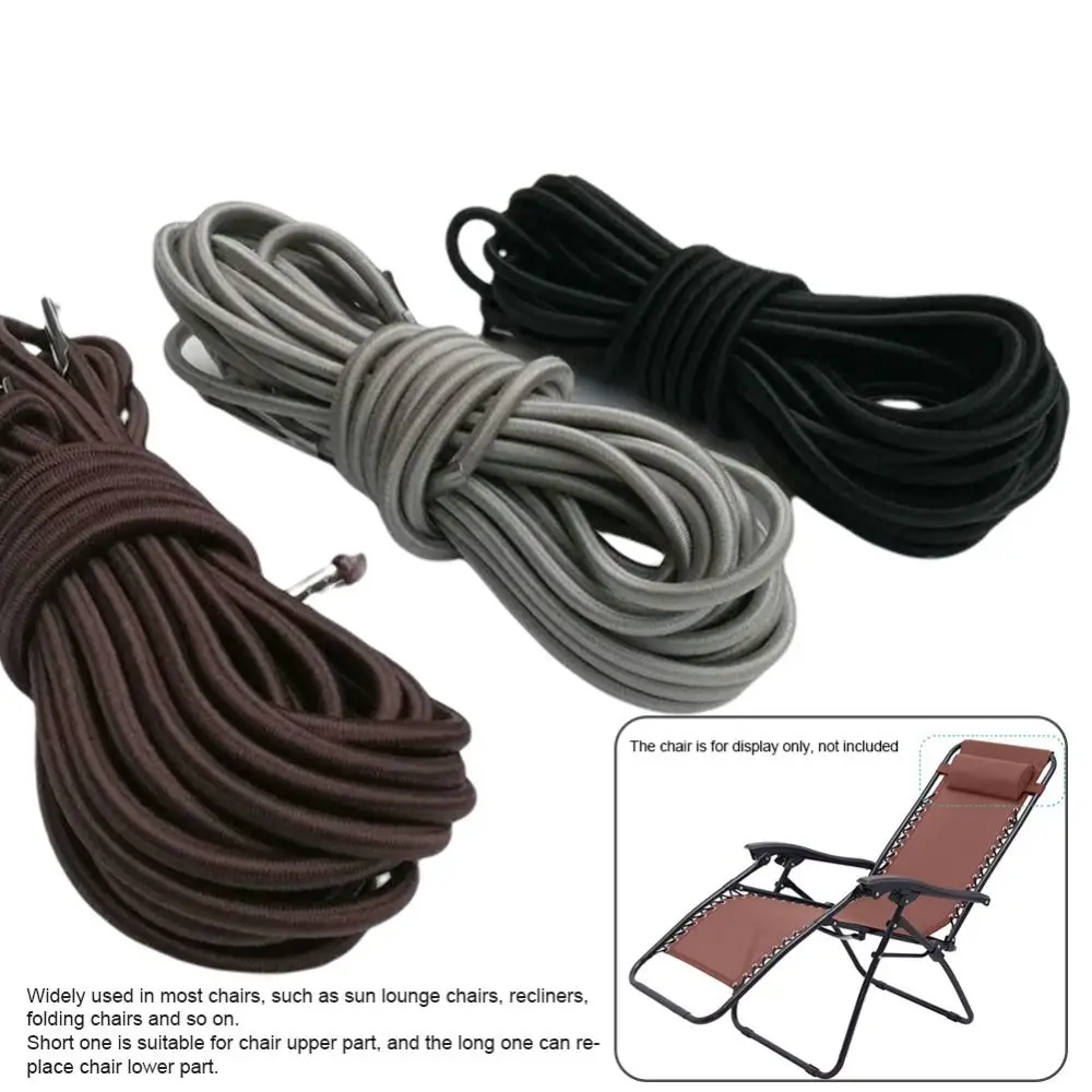 

4Pcs/set Useful Sun Loungers Replacement Binding Rope Recliner Chairs Accessories Chair Recliner Elastic Cord