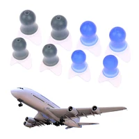 1 Pair Earplugs Pressure Equalization Flight Noise Reduction Sleep Soundproof Noise Cancel Multifuntional Reusable Ear Plugs 1