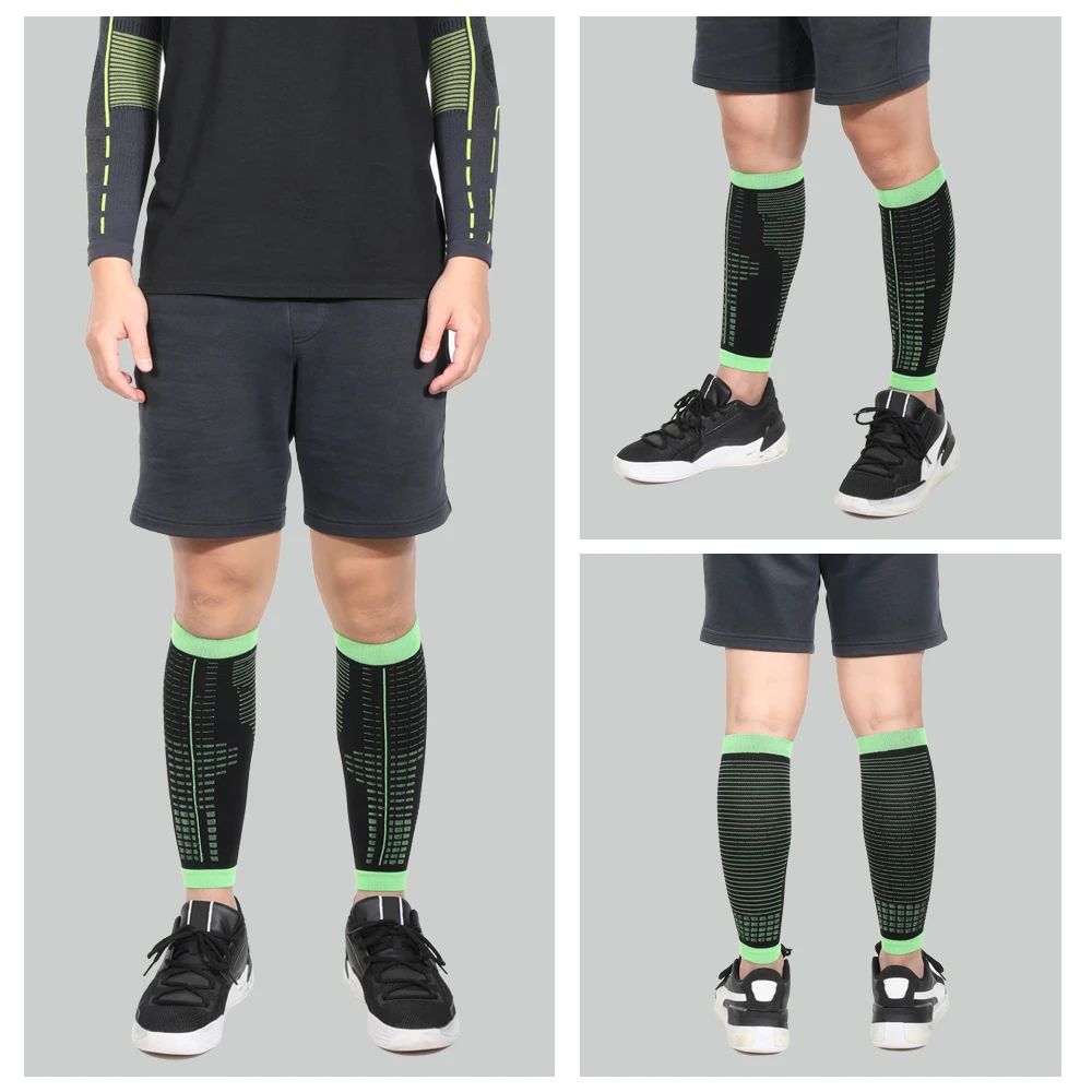 Sports Compression Leg Sleeves UV Protection Leg Warmers Men Cycling Running Basketball Marathon Gym Leg Guard Lower