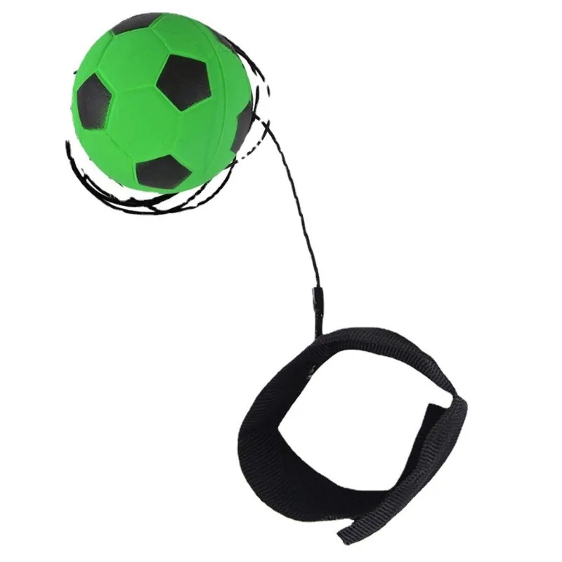 Returned Balls Wrist Elastic Ball Wrist Return Ball Hand Throw Back Exercise Coordination Gift Diameter 6cm 1pc