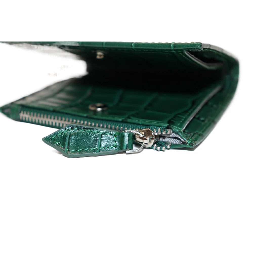 Crocodile Pattern Genuine Leather Women's Wallet Top Layer Cowhide Ultra-thin Small Wallet Multi-functional Large Capac leather wallet women wallet women purse