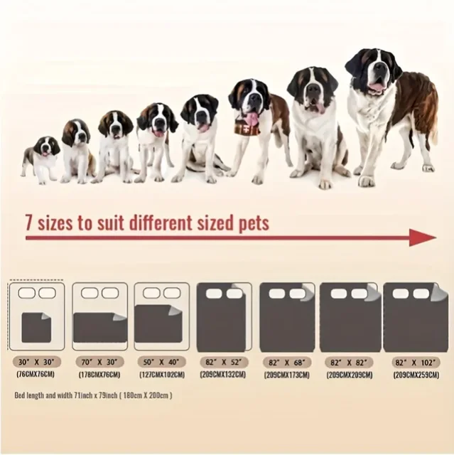 Double-Sided Waterproof Dog Bed Cover Pet Blanket Sofa Couch Furniture Protector For Dogs 5