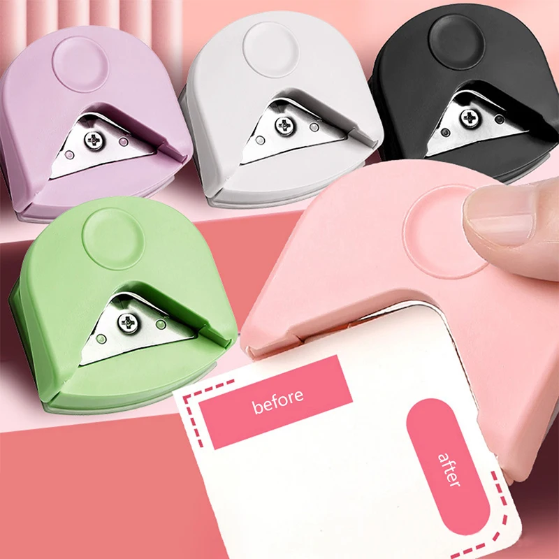 Portable R4 Corner Rounder Paper Cutter Paper Circle Corner Trimmer Punch Cards Photo Cutting DIY Craft Scrapbooking Tools paper cutter paper punch corner cutter corner punch fillet cutting tool greeting card tool bevel cutter