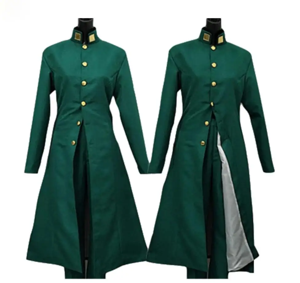 

Anime Kakyoin Tenmei Cosplay Kakyoin Noriaki Costume Mens Womens Uniform School Suit Coat Long Strench Jacket Pants Halloween