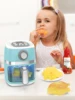 Air Fryer Kids Kitchen Playset Accessories Pretend Chef Cooking BBQ Game Play with Lights, Sounds 1