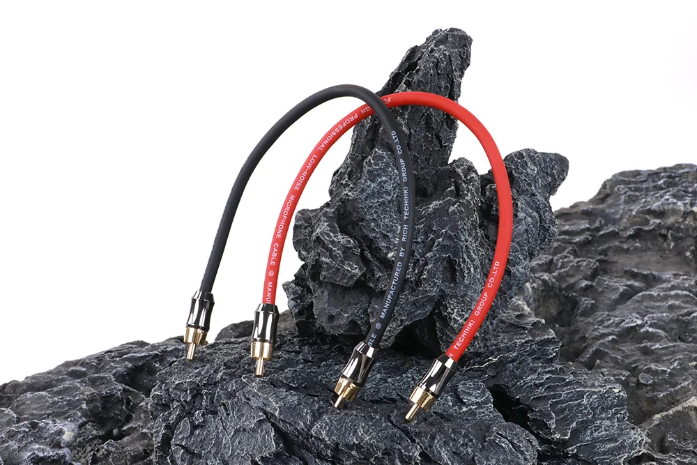 90-Grad-RCA-Stecker auf rechtwinkliges Cinch-Stecker-Stereo-Audio-Verlängerungskabel für Heimkino, HDTV-Verstärker, Hi-Fi-System, Lautsprecher – Detail 6