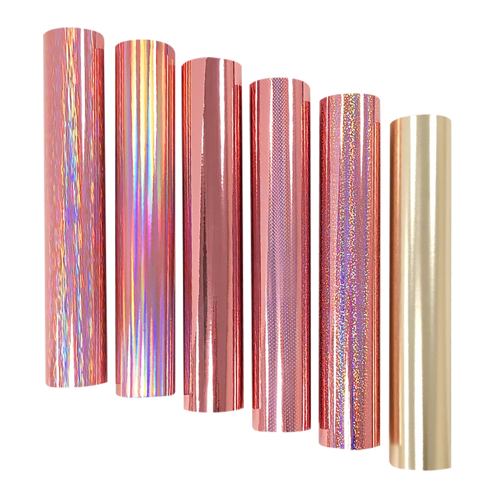 Rolo de Vinil Auto-Adesivo Colorido Rainbow Craft para Projetos DIY ...