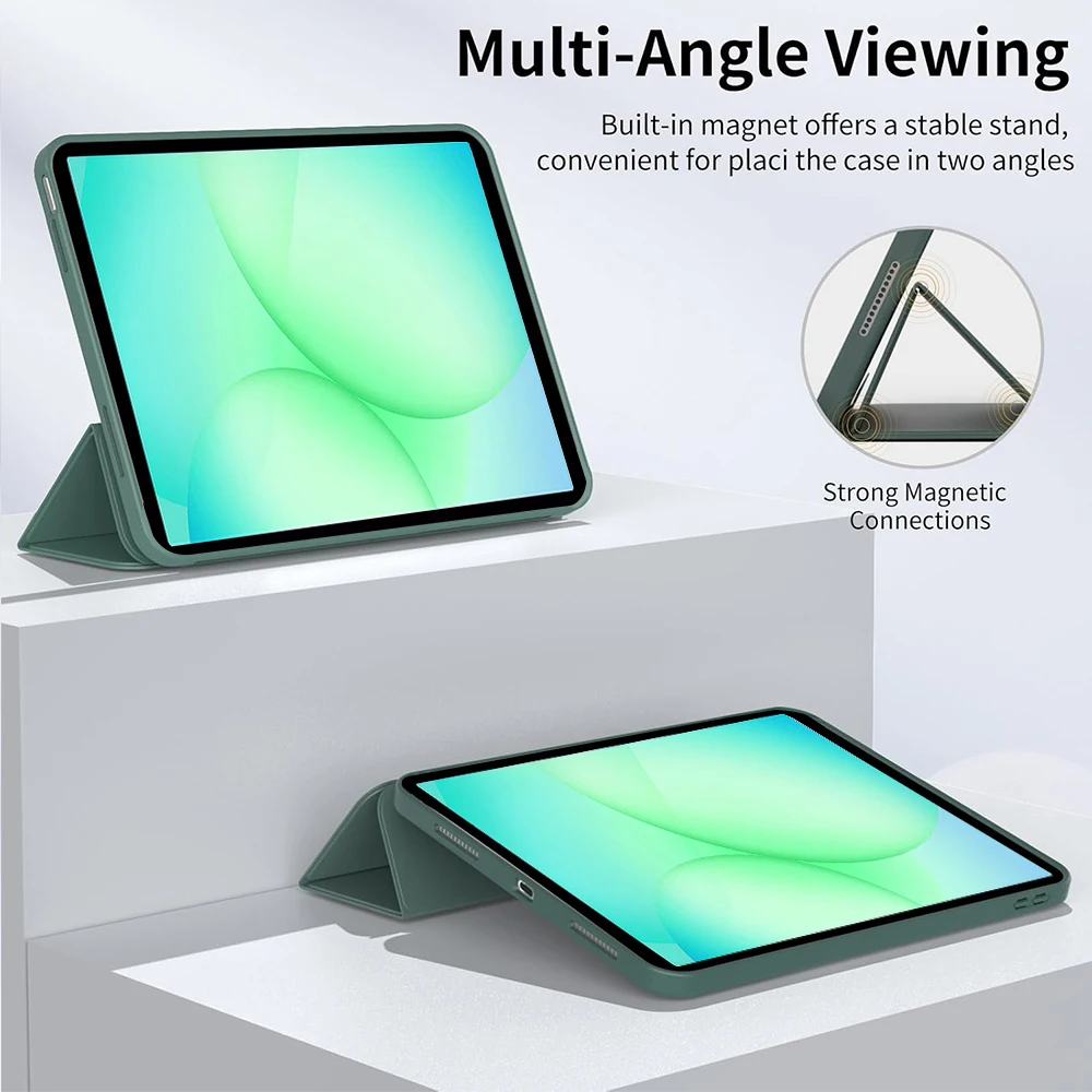 Tri-fold Tablet Case with Auto Wake/Sleep Function