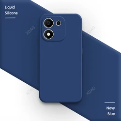 Enhanced Silicone Shockproof Phone Case - Soft, Durable, and Stylish Back Cover for Honor 600 Smart (Navy Blue)