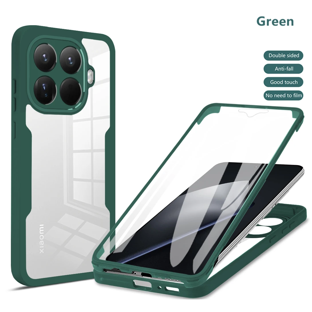 Clear 360 Full Wrap Case with Camera Lens and Screen Protection