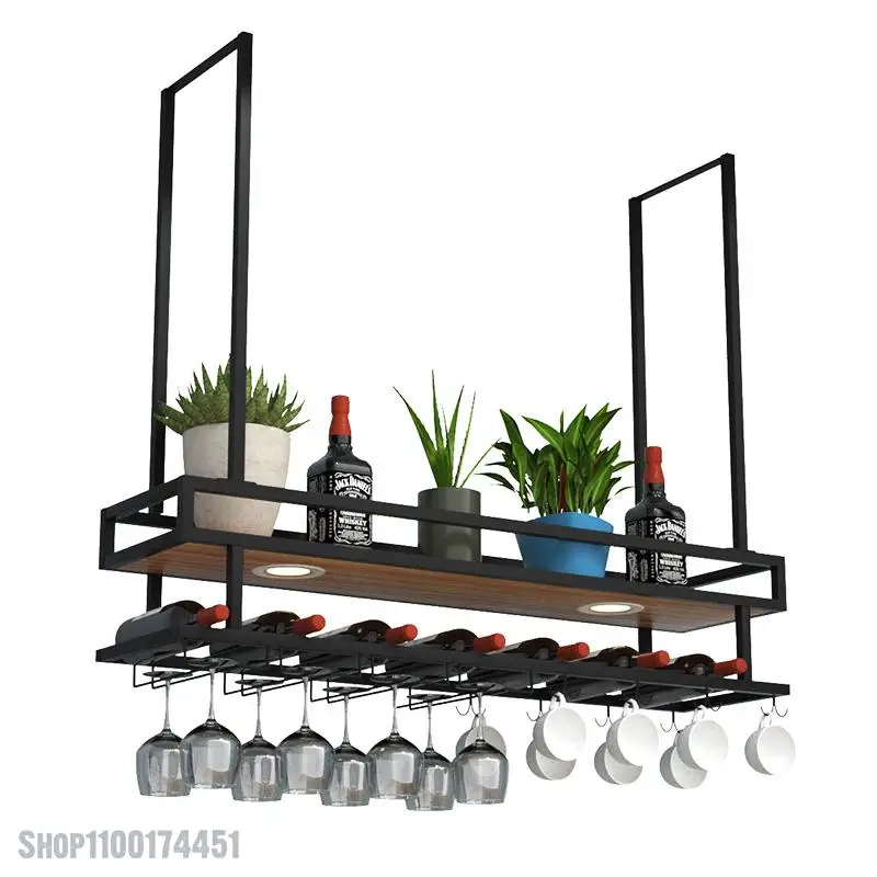 Gabinete De Soporte De Vidrio, Soporte De Metal Para Copas De Vino, Estante Colgante Para Copas