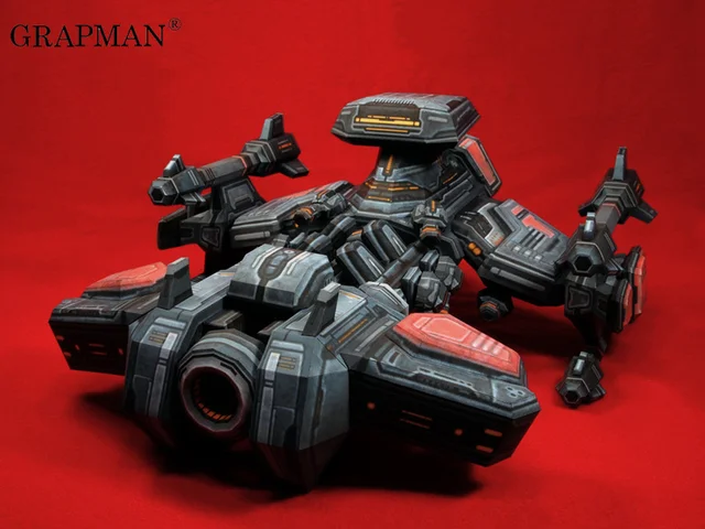 Star II Superplane Daiwa Handmade DIY Game 3D Paper Model 5